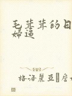 毛茸茸的日本少妇逼