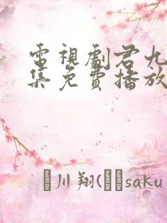 电视剧君九龄全集免费播放