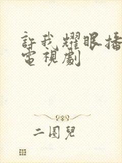 许我耀眼播出的电视剧