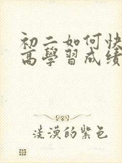 初二如何快速提高学习成绩