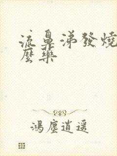 流鼻涕发烧吃什么药