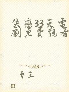 失恋33天电视剧免费观看