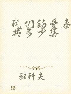 我们的爱泰剧一共多少集