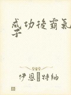 成功后霸气的句子