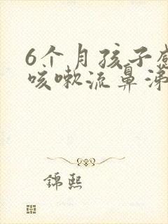 6个月孩子感冒咳嗽流鼻涕怎么办