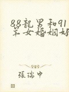 88龙男和91羊女婚姻好不好?