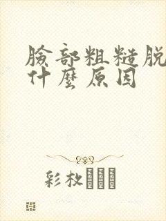 脸部粗糙脱皮是什么原因