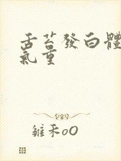 舌苔发白体内湿气重