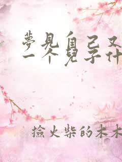 梦见自己又有了一个儿子什么意思