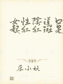 女性阴道口两侧起红红斑是怎么回事