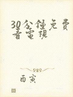 30分钟免费观看电视