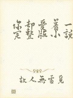 你却爱着一个他完整版小说免费阅读