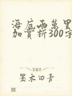 海底两万里摘抄加赏析300字