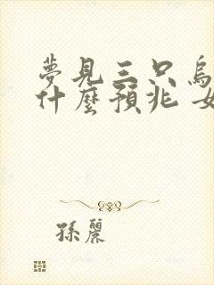 梦见三只乌龟是什么预兆 女性