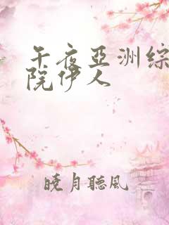 午夜亚洲综合影院伊人