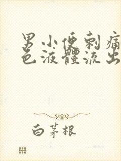 男小便刺痛有黄色液体流出