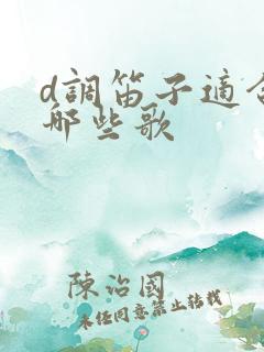 d调笛子适合吹哪些歌