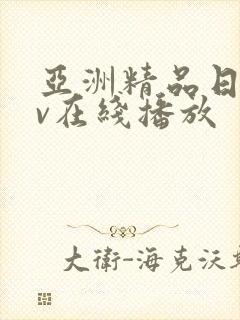 亚洲精品日韩av在线播放