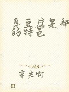 臭豆腐是哪个省的特色