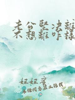 老公坚决离婚我不想离咋样挽回