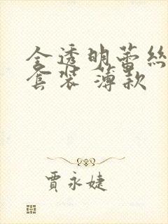 全透明蕾丝内衣套装 薄款