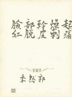 脸部干燥起痘发红脱皮刺痛