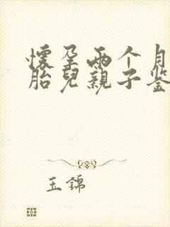 怀孕两个月可以胎儿亲子鉴定不