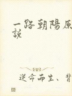 一路朝阳原著小说