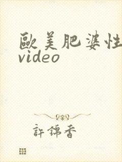 欧美肥婆性猛交video