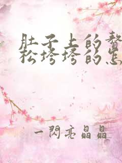 肚子上的赘肉松松垮垮的怎么办