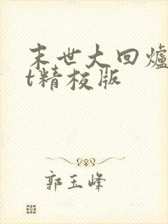 末世大回炉txt精校版