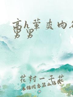 高h荤爽肉欲文男男