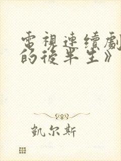 电视连续剧《我的后半生》