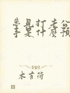 梦见打老公不还手是什么预兆