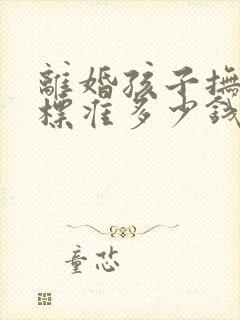 离婚孩子抚养费标准多少钱一个月