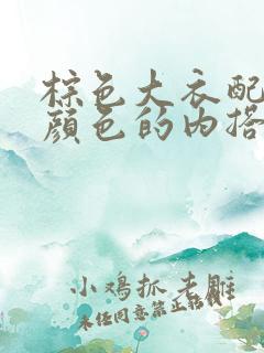 棕色大衣配什么颜色的内搭最好看