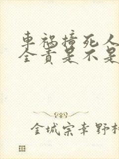 车祸撞死人司机全责是不是要判刑