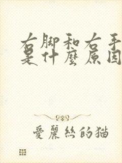 右脚和右手麻木是什么原因