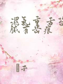 湿气重 舌苔白腻有齿痕