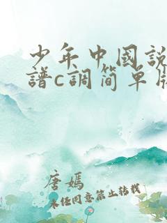 少年中国说吉他谱c调简单版