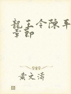 龙王令陈平全部章节