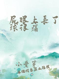 屁眼上长了个肉球很痛