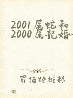 2001属蛇和2000属龙婚姻好不好