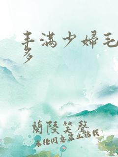 丰满少妇毛多水多