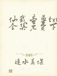 仙武帝尊txt全集免费下载