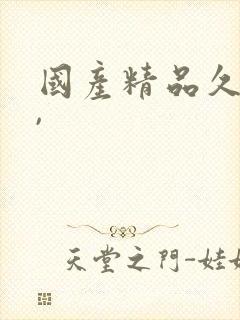 国产精品久久久,