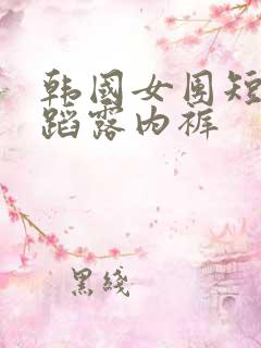 韩国女团短裙舞蹈露内裤