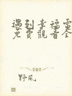 遇到幸福电视剧免费观看全集高清