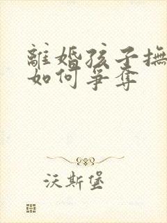 离婚孩子抚养权如何争夺