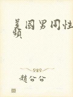 美国男同性恋视频